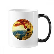 Dıythinker 350 ml The Great Wall Lion Huabiao Kurdele Değişen Renk Kupa