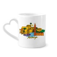 Dıythinker 350 ml Türkiye Antalya Burdur Suluboya Kupaları Seramik Kupa