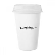 Dıythinker 350 ml Unplug Alıntı Klasik Kupa