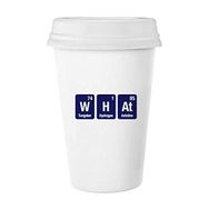 Dıythinker 350 ml What Chemical Element Science Klasik Kupa Beyaz Çömlekçilik Seramik Kupa