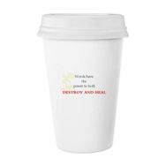 Dıythinker 350 ml Words Have Power To Heal Buddha Alıntı Klasik Kupa