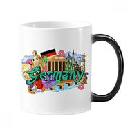 Dıythinker 350 ml Yeni Kuğu Taşı Kale Bira Almanya Grafiti Değişen Renk Kupa