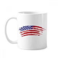 Dıythinker 350 ml Yıldızlar ve Çizgiler Bükülür Amerika Ülke Bayrağı Klasik Kupa