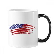 Dıythinker 350 ml Yıldızlar ve Çizgiler Bükülür Amerika Ülke Bayrağı Renk Kupa