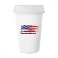 Dıythinker 350 ml Yıldızlar ve Çizgili Hava Fırçalama Amerika Bayrağı Ülke Klasik Kupa