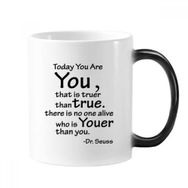Dıythinker 350 ml You True Youer Alıntısı Değişen Renk Kupa