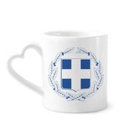 Dıythinker 350 ml Yunanistan Avrupa Ulusal Amblem Kupaları Seramik Kupa