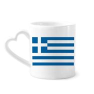 Dıythinker 350 ml Yunanistan Ulusal Bayrağı Avrupa Ülke Kupaları Seramik Kupa