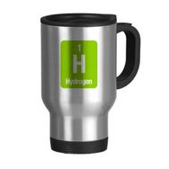 Dıythinker 368 ml H Hidrojen Kimyasal Element Bilim Paslanmaz Çelik Seyahat Bira Saplı Kupa