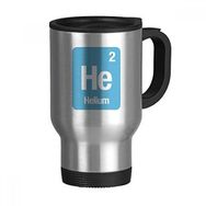 Dıythinker 368 ml He Helium Chemical Element Science Paslanmaz Çelik Seyahat Bira Kulplu Kupa