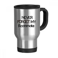 Dıythinker 368 ml Never Forget My Roommate Mezuniyet Sezonu Paslanmaz Çelik Seyahat Seyahat Saplı Kupa