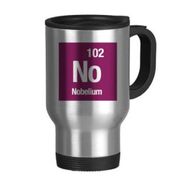 Dıythinker 368 ml No Nobelium Chemical Element Chem Paslanmaz Çelik Seyahat Bira Kulplu Kupa