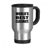 Dıythinker 368 ml World's Best Classmate Mezuniyet Sezonu Paslanmaz Çelik Seyahat Seyahat Saplı Kupa