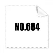Dıythinker 5 Adet Lucky No.684 Numara İsim Gözlükleri Temizleme Bezi ve Telefon Ekran Temizleyici