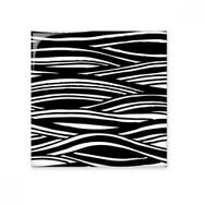 Dıythinker Ahşap Kesim Boyama Dalga Doku 20x20 cm Seramik Karo