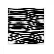 Dıythinker Ahşap Kesim Boyama Dalga Doku Seramik 10x10 cm Seramik Karo