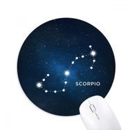 Dıythinker Akrep Burç Baskılı Yuvarlak Kaymaz Kauçuk Mouse Pad