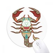 Dıythinker Akrep Burç Sembolü Baskılı Yuvarlak Kaymaz Kauçuk Mouse Pad