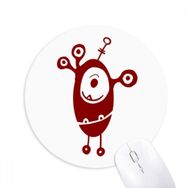 Dıythinker Alien Monster Creature Cyclops Baskılı Yuvarlak Kaymaz Kauçuk Mouse Pad