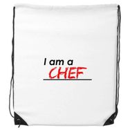 Dıythinker Alıntı I Am A Chef İpli Sırt Çantası