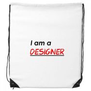 Dıythinker Alıntı I Am A Designer İpli Sırt Çantası