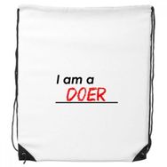 Dıythinker Alıntı I Am A Doer İpli Sırt Çantası