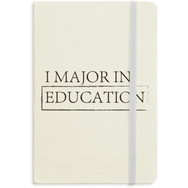 Dıythinker Alıntı I Major in Education Kumaş Sert Kapak A5 Defter