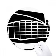 Dıythinker Almanya Ünlü Kent Simgesi Mimarisi Baskılı Yuvarlak Kaymaz Kauçuk Mouse Pad