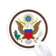 Dıythinker Amerika Birleşik Devletleri Ulusal Amblem Baskılı Yuvarlak Kaymaz Kauçuk Mouse Pad