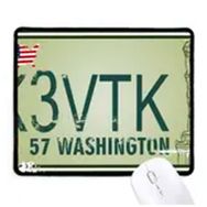 Dıythinker Amerikan ABD Araba Numarası Desen Kaymaz Mouse Pad