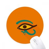 Dıythinker Antik Mısır Soyut Göz Desenli Baskılı Yuvarlak Kaymaz Kauçuk Mouse Pad
