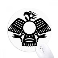 Dıythinker Antik Mısır Soyut Kartal Desenli Baskılı Yuvarlak Kaymaz Kauçuk Mouse Pad