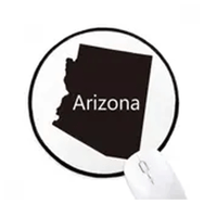 Dıythinker Arizona Amerika Birleşik Devletleri Harita Yuvarlak Kaymaz Mouse Pad