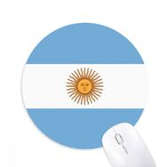 Dıythinker Arjantin Ulusal Bayrağı Güney Amerika Ülke Baskılı Yuvarlak Kaymaz Kauçuk Mouse Pad