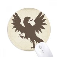 Dıythinker Avrupa Hayvanları Ulusal Amblem Akbaba Baskılı Yuvarlak Kaymaz Kauçuk Mouse Pad