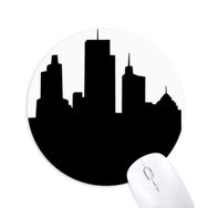 Dıythinker Avustralya Gökdelenleri ve Sidney Operası Baskılı Yuvarlak Kaymaz Kauçuk Mouse Pad