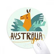 Dıythinker Avustralya Sidney Opera Binası ve Zürafa Baskılı Yuvarlak Kaymaz Kauçuk Mouse Pad