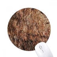Dıythinker Ayı Tüyü Soyut Tasarım Baskılı Yuvarlak Kaymaz Kauçuk Mouse Pad