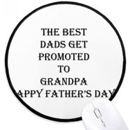 Dıythinker Baba Büyükbaba Baba Festivali Yuvarlak Kaymaz Mouse Pad