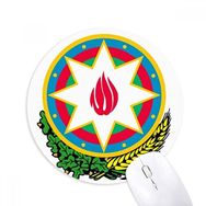 Dıythinker Baku Azerbaycan Ulusal Amblem Baskılı Yuvarlak Kaymaz Kauçuk Mouse Pad