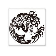 Dıythinker Balık Hayvan Çin Japon Su Seramik 10x10 cm Seramik Karo