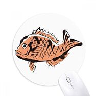 Dıythinker Balık Hayvan Çizgi Film Baskılı Yuvarlak Kaymaz Kauçuk Mouse Pad