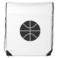 Dıythinker Basketbol Spor Basit Geometri Desenli İpli Sırt Çantası