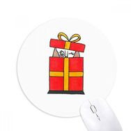 Dıythinker Bastet Noelsi Fiyonk Baskılı Yuvarlak Kaymaz Kauçuk Mouse Pad