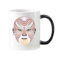 Dıythinker BColorful Weishuihe Sanat Çin Geleneksel Kültür İllüstrasyon Desen Değiştiren Isıya Duyarlı Değişen Renk Kupa