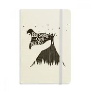 Dıythinker Be Your Own Siyah Beyaz Alıntı Kumaş Sert Kapak A5 Defter