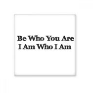 Dıythinker Be Yourself İlham Verici Alıntı Seramik 10x10 cm Seramik Karo