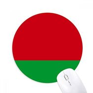 Dıythinker Belarus Ulusal Bayrağı Asya Ülke Baskılı Yuvarlak Kaymaz Kauçuk Mouse Pad