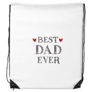 Dıythinker Best Dad Ever Quote Loved Ones İpli Sırt Çantası