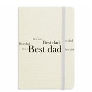 Dıythinker Best Dad Festival Alıntı Kumaş Sert Kapak A5 Defter